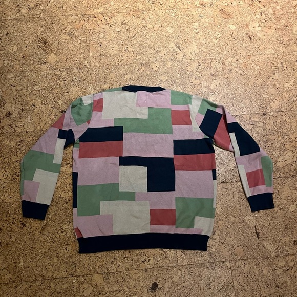 📌 Colorblock Men's Sweater - Picture 2 of 6